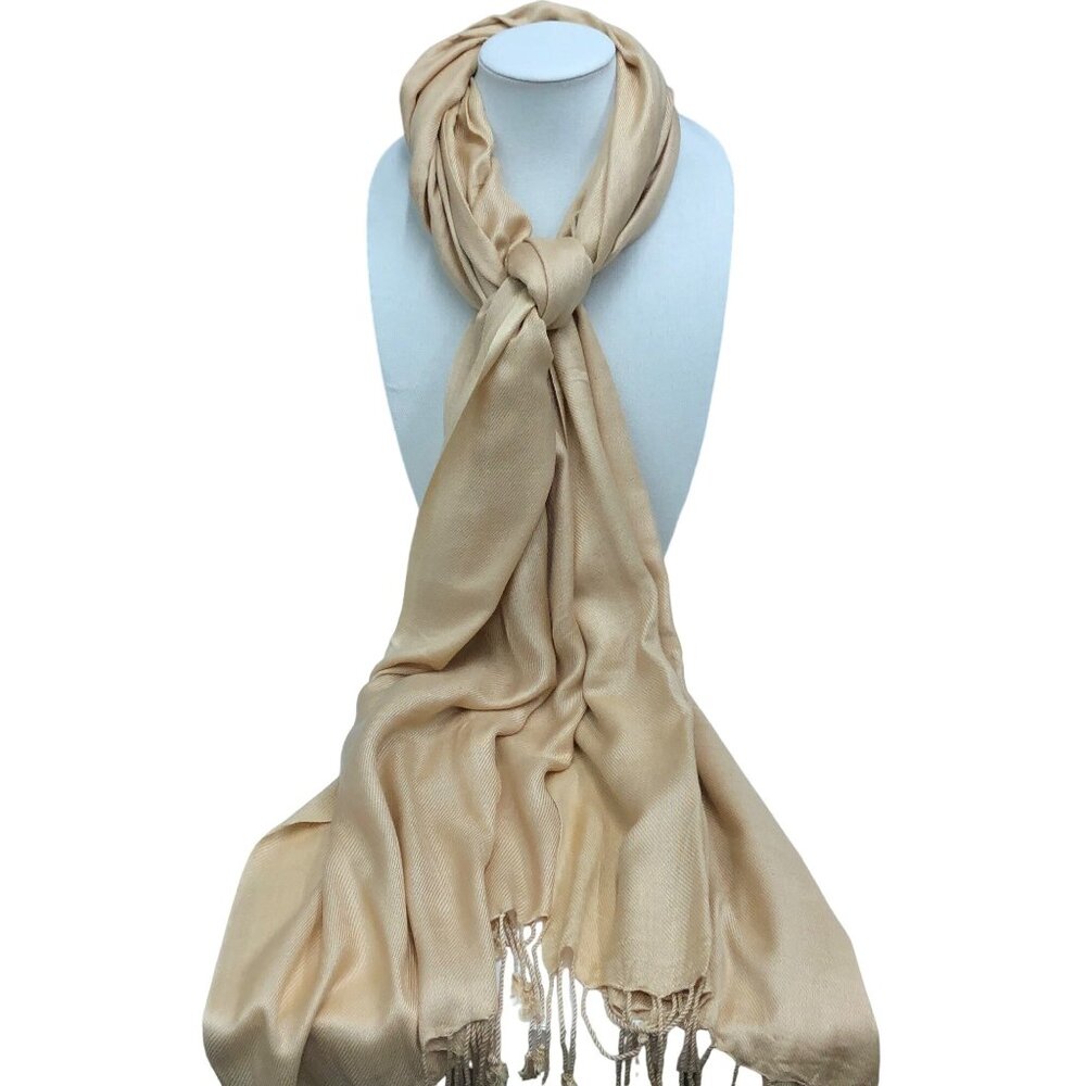 Lightweight Butter Color Scarf NWT